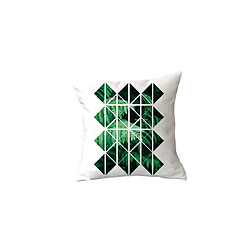 YP Select 4 Pcs Usine Impression Décorative Tapisserie D'ameublement Housse de Coussin Confortable Jeter Taies D'oreiller Vert 4 Pcs