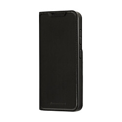 DBRAMANTE1928 Étui Folio pour Galaxy A34 5G Série Oslo avec Fonction Stand en Cuir Vegan Noir