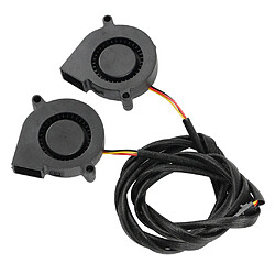 2 Pièces DC5V 5015 Soufflage Radial Ventilateur Radiateur pour Prusa I3 MK3 pas cher