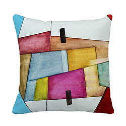 Alter Coussin avec impression numérique, 100% Made in Italy, Coussin de canapé décoratif, amovible et lavable, modèle Poni, 40x40x5 cm