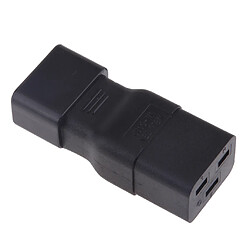 Connecteur C14 à C19, IEC 320 Mâle à Femelle Convertisseur Adaptateur Adaptateur Noir pas cher