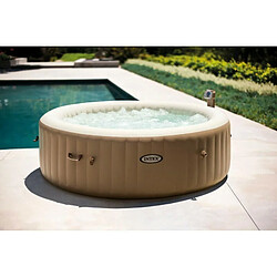 Spa Gonflable 6 Places Rond 1098L Beige