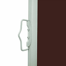 Acheter Maison Chic Auvent latéral rétractable de balcon | Store extérieur | Auvent solaire de patio 160x600 cm Marron -GKD76541