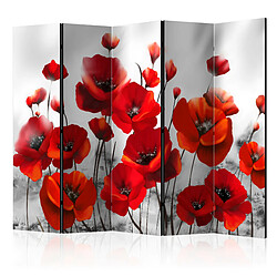 Artgeist Paravent - Poppies in the Moonlight II [Room Dividers] [225x172]