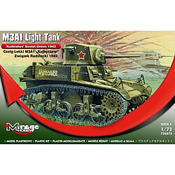 M3A1 Light Tank 'Kuibishev' Sov. Union - 1:72e - Mirage Hobby