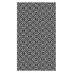 Alter Tapis de salle de bain, 100% Made in Italy, Tapis antitache avec impression numérique, Tapis antidérapant et lavable, Modèle optique - Georgia, cm 90x52