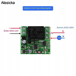 Acheter GUPBOO Télécommande Universelle de Rechange Jog monocanal sans fil WiFi DC DC 5V 12V 24V