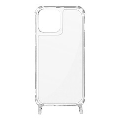 Avizar Coque iPhone 12 Pro Max Anneau personnalisable avec bijou/Chaîne - Transparent