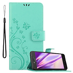 Cadorabo Coque Motorola MOTO C PLUS Etui en Turquoise