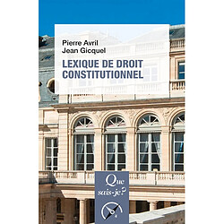 Lexique de droit constitutionnel