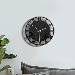 horloge murale horloges silencieux moderne rond grand décor