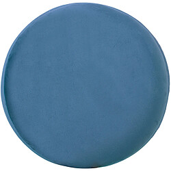 Pouf Alexandra House Living Bleu Velours Bois 35 x 42 x 35 cm