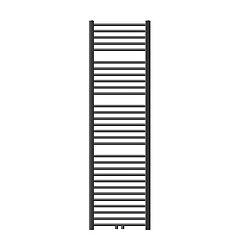 LuxeBath Radiateur sèche-serviette courbé acier anthracite connexion central 50x180cm