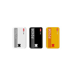 KODAK Pack Mini Imprimante P210 Retro 2 Noir + 8 photos incluses + Cartouche 30 photos format CB - Bluetooth - Sublimation - Noir