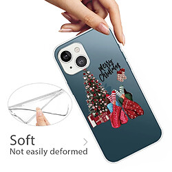 Coque en TPU antichoc, motif de Noël, antichute pour votre iPhone 14 Plus - Pyjama de Noël