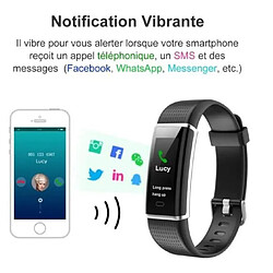 NC Montre Connectée Femmes Homme Cardio Bracelet Connecté Fitness Tracker d'Activité Podometre Montre Sport Tracker Sommeil