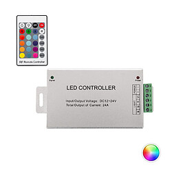 Ledkia Contrôleur variateur ruban LED RGB 12/24V DC avec contrôle RF haute puissance