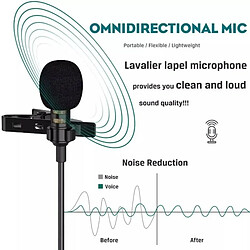 Acheter Yonis Microphone Lavalier Pro Pour Vidéo Et Audio