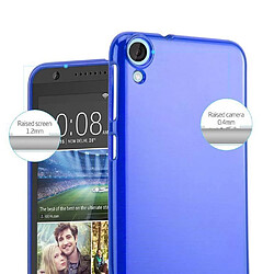 Cadorabo Coque HTC Desire 820 Etui en Bleu