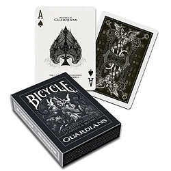 Bicycle Cards Bicycle ""GUARDIANS""- jeu de 54 cartes cartonnées plastifiées - format poker - 2 index standards