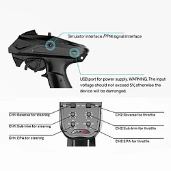 Acheter Contrôleur De Vitesse électrique Brossé 30A ESC De Frein Pour Bricolage Mini RC Voiture Ou Bateau+Récepteur X6F De L'émetteur De Contrôleur Radio 2.4Ghz 4 Canaux X4 Pour Voiture / Réservoir RC