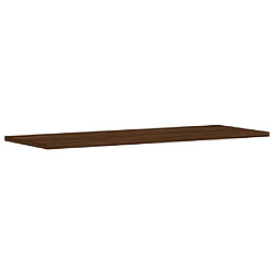 Avis vidaXL Étagères murales 4 pcs chêne marron 80x30x1,5cm bois ingénierie