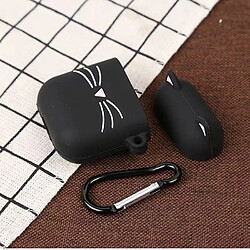 GUPBOO Airpods Coque Housse Étui Protecteur Compatible pour AirPods Pro-Silicone pour chat barbu