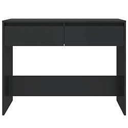 Acheter vidaXL Table console noir 100x35x76,5 cm bois d'ingénierie