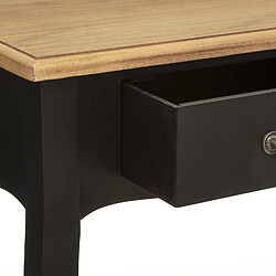 Avis Atmosphera, Createur D'Interieur Console Chrysa - 2 tiroirs - Noir et Bois