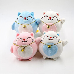 Universal Sweet Cat Keychain Plush - Poupée de jouets en peluche, mariage (bleu)