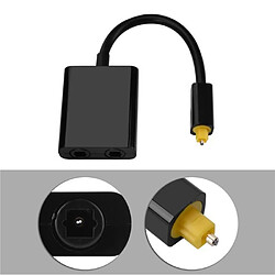 Répartiteur audio optique numérique à double port Toslink Cable audio 1 à 2 sorties-GUA