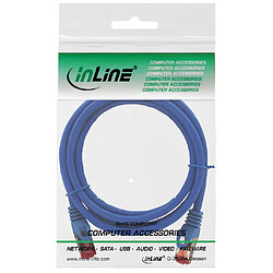 Avis Câble de raccordement InLine® S / FTP PiMF Cat.6 250 MHz sans cuivre, sans halogène, bleu, 1,5 m