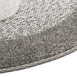 Avis Atmosphera, Createur D'Interieur Tapis rond Ours modèle Cut Gris - Diam. 80