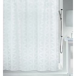 Spirella Rideau de douche Polyester RANIA 180x200cm Blanc