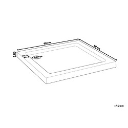 Avis Beliani Bac de douche AMPAY 90 x 90 x 5 cm Blanc