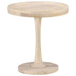 Acheter vidaXL Table d'appoint Ø50x55 cm Bois de manguier massif