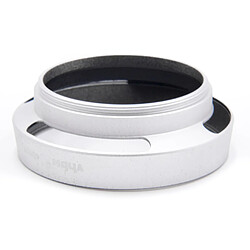 vhbw Pare-soleil compatible 46 mm argenté pour appareil photo Canon Casio Pentax Olympus Panasonic Sony Nikon Ricoh Sigma Samsung Fuji Agfa Minolta.