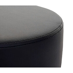 Acheter Mendler 2x Tabouret HWC-C22, hauteur réglable, Ø 35 cm ~ similicuir noir