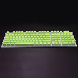 Avis 108 Touches Double Shot Pudding Keycaps Bricolage Pour Clavier Mécanique Cherry MX Vert