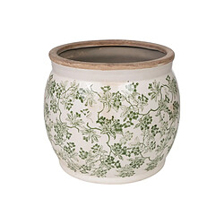 Cache-pot Romimex Vert Beige Porcelaine 20 x 16 x 20 cm