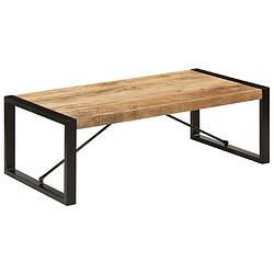 vidaXL Table basse 120x60x40 cm Bois de manguier solide