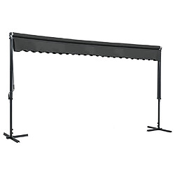 Helloshop26 Auvent sur pied 500 x 300 cm anthracite 02_0007480