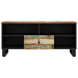 Acheter Maison Chic Meuble TV scandinave - Banc TV pour salon 100x33x46 cm bois de récupération et d'ingénierie -MN66606