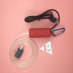 Acheter Pompe à Air D'oxygène De Filtre D'aquarium USB Pour Réservoir De Pêche Ultra Silencieux Rose Rouge