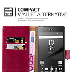 Avis Cadorabo Coque Sony Xperia Z5 Etui en Rouge