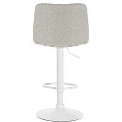 Acheter Non Tabouret de bar Lex tissu blanc