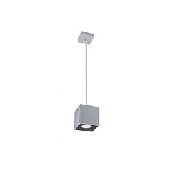 Acheter Luminaire Center Suspension QUAD aluminium gris 1 ampoule