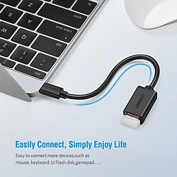 Wewoo Adaptateur 13cm USB 3.0 Femelle vers USB-C / Type C de convertisseur OTG mâle (Blanc) pas cher