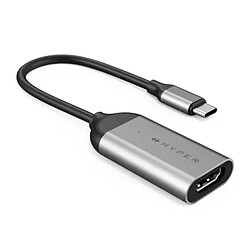 Adaptador HyperDrive de USB-C a HDMI 4K 60Hz Plata