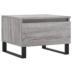 Maison Chic Lot de 2 Tables basses,Table Console pour salon sonoma gris 50x46x35 cm bois d'ingénierie -MN95784 pas cher